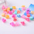 Popular cartoon mini children's small grab environmental plastic candy color small hairpins girls baby bangs wholesale