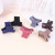 Instagram Japan web celebrity hairpin fashion plastic abs grab clip solid color hairpin joker candy color ponytail hair clip headpiece