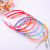 Hot Korean version of 8MM round dot candy color hair hoop simple fashion plastic thin head hoop female manufacturers wholesale