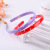 Street stalls hot selling Korean version of 12MM plastic hair hoop cute dot candy color headband manufacturers direct wh