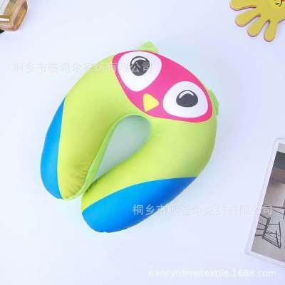 High Elastic Warp Knitted Spandex Foam Particles Neck Pillow