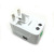 British three-pin plug European multi-function adapter with USB plug and indicator light adapter adapter