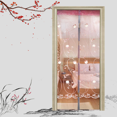 Mosquito proof fly proof door curtain summer household mute cartoon encryption self-suction magnetic flexible screen door manufacturers wholesale