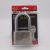 Gray padlock Titanium padlock short beam padlock Warehouse dormitory outdoor padlock door lock U-lock