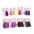 Factory direct nylon braid pure color two-color high elastic rubber band head ring 4 a card