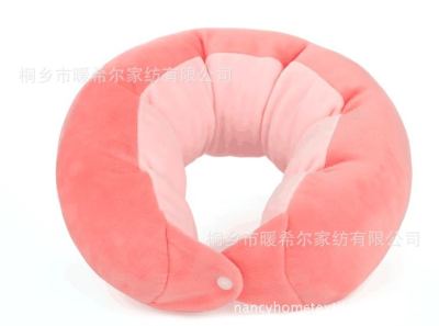 Bamboo Joint U-Shape Pillow Buckle Strip Turtleneck Elastic Super Soft Traveling Pillow Neck Pillow