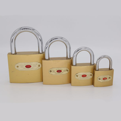 Student dormitory padlock Imitation copper padlock Internet cafe open lock head cabinet small lock with one key open multiple locks