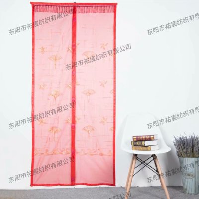 Bedroom household screen screen mesh cartoon can be customized screen door balcony embroidery screen door