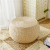 Factory direct selling handmade woven circular sitting pier mat tatami mat natural papyri meditation bay window mat