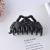 Korean version of black adult simple large size grab clip large hair grab clip shower tray hair ponytail clip clip