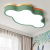 Nordic Style Solid Wood Macaron Children's Room Bedroom Ceiling Light Color Study Cloud Boy Kindergarten Lamps