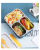 Warm Core Stainless Steel Three-Grid Non-Odor Lunch Box Lunch Box Lunch Box New Lunch Box 620ml