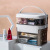 Makeup Storage Box Dustproof Skin Care Products Dresser Table Led Jewelry Integrated Storage Rack with Mirror Cosmetic Case