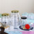Threaded glass honey jar glass sealed storage jar jam can separate bottles