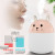 Cross-border USB Mini pet humidifier vehicle quiet colorful atmosphere light hydrator air purifier
