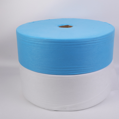 Double S non-woven cloth for disposable masks 25-50g SS non-woven cloth pp polypropylene spunbonded non-woven cloth manufacturer