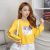 Autumn/winter women long sleeve 2020 Korean version round neck T-shirt loose short versatile cover head Ins top trend