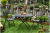 garden outdoor furniture leisure 80cm wood grain square table for camping dining set 