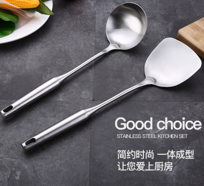 Manufacturers wholesale stainless steel spatula household kitchen utensils and appliances frosted spatula soup spoon