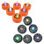 Halloween party decorations led electronic jack-o '-lantern atmosphere decorations lights toys jack-o' -lantern candle lights