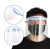 Epidemic prevention mask Isolation anti-droplet eye protection full face anti-splash transparent hd anti-fogging dental mask