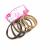 Nylon high elastic soft muslin rubber band head ring 6 one card