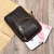 Factory direct selling men mobile phone belt wearing leather belt horizontal business multi-function small change key bag wholesale