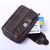 Multi-function small change key bag business man mobile phone Fanny pack wearing leather belt horizontal leather waterproof middle-aged and elderly wholesale