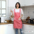 Cute Thin Apron Korean Style Kitchen Japanese Household Kitchen Restaurant Oil-Proof Anti-Fouling Fashion Pocket Overalls