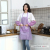 Apron Women's Household Kitchen Cute Cooking Waist Skirt Oil-Proof Adult Smock Fashionable Pocket Breathable Overalls