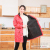 Coat Overclothes Men's and Women's Spring and Autumn Models Adult Unisex Kitchen Waterproof and Oilproof Apron Long-Sleeve Working Clothes