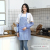 Apron Women's Household Kitchen Cute Cooking Waist Skirt Oil-Proof Adult Smock Fashionable Pocket Breathable Overalls