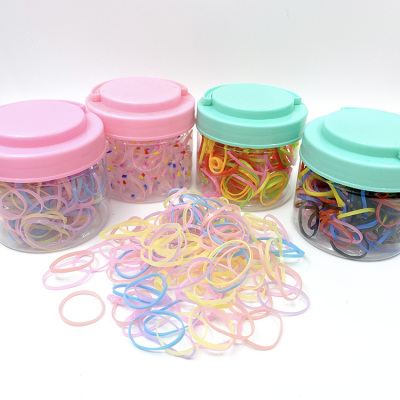 2020 New Boxed Children Adult Disposable Rubber Band Hair Ring Ornament