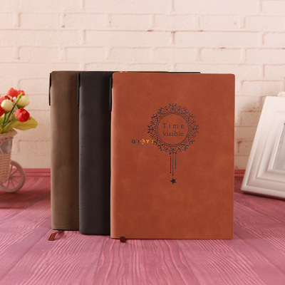 Spot soft surface notebook custom LOGO business office stationery notepad student diary