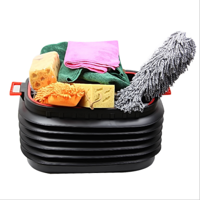 Telescopic Duct Car Trunk Storage Box Trash Can Varia Bucket Bucket 60L without Lid
