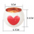 Amazon sells romantic candlelit dinner bar decor pieces with white bottoms, red hearts, round balls, candlesticks and candlesticks