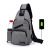 Wholesale new young men's canvas shoulder bag chest bag students cross body bag bag Korean version of the fashion leisure sports backpack