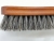 Wooden Handle Coat Brush, Shoe Brush, Beech Handle, Green Horse Hair Mixed Silk