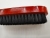 Red Black Checkered Plate Brush, Black Mane