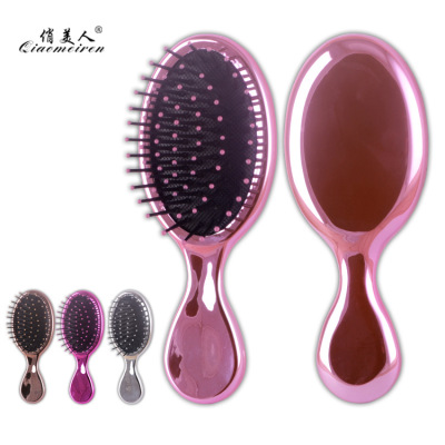 Hot style plastic comb sold directly by manufacturers, hair comb, hair comb, massage, tt comb can be customized with logo electroplating