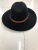 Autumn and Winter New Pure Wool Felt Big Brim Top Hat, Fashion Trend Men Women Warm Wide Brim Top Hat