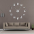 3D acrylic mirror DIY mute wall clock stickers home modern art home wall