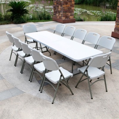 2019 wholesale 8ft 240x90cm regular folding catering trestle tables for restaurant,outdoor table for commercial used 
