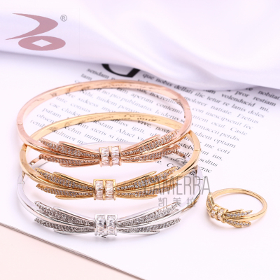 Gold Stone Jewelry Produced High Quality Ladies' Bracelet Rhinestone Inlaid Decoration Trend Chain Bracelet Wrist Ring