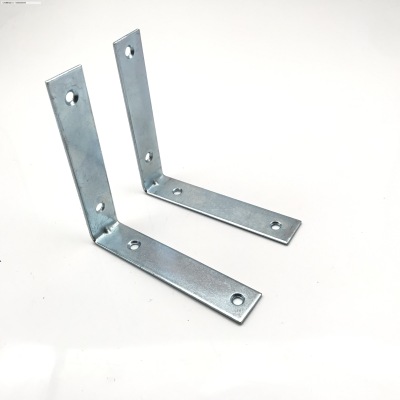 Iron Corner Bracket, Folding Angle, Factory Direct Sales. Plating White Zinc. Color box package.