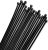 8 \\\"/ 40 LBS. Strength black nylon zip tie with wire tie with pull chain package