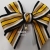 Fashion Exquisite Striped Hanging Bead Bow Korean Hair Accessories Clothes Bow Tie Shoe Ornament