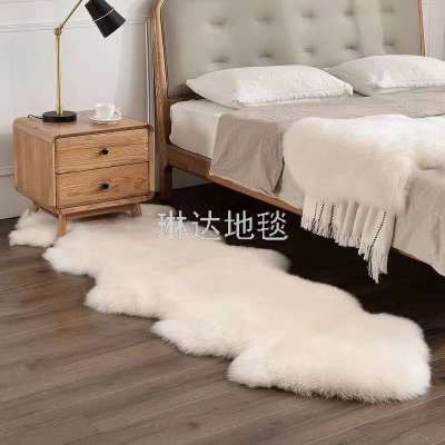 Imitation sheepskin floor mat abnormity imitation wool carpet long hair deer fur carpet imitation animal skin floor mat woolen blanket