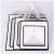 Thickened Square Packaging Bag Flowers Wedding High-End Wide Bottom Gift Bag Potted Window Transparent Hand-Held Paper Bag