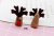 Christmas ornaments diy hair ornaments Elk bouquet decoration materials Handmade Felt sheep deer Poke [68]